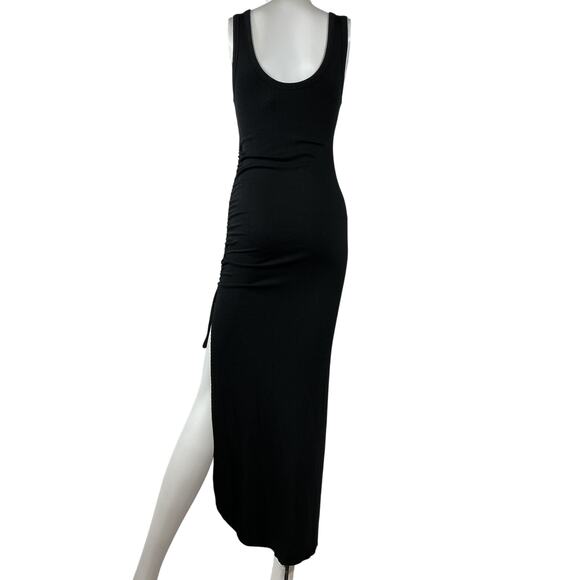 The Range Sleeveless Black Rib Knit Midi Dress Size S - Picture 3 of 4